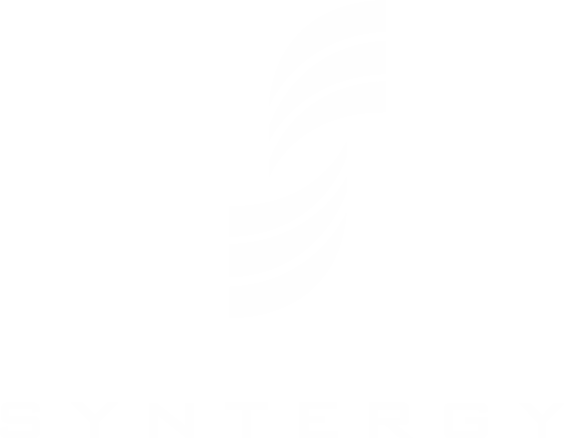 Syntergy white logo